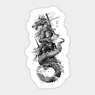 Samurai Warrior. Traditional Japanese. Sticker